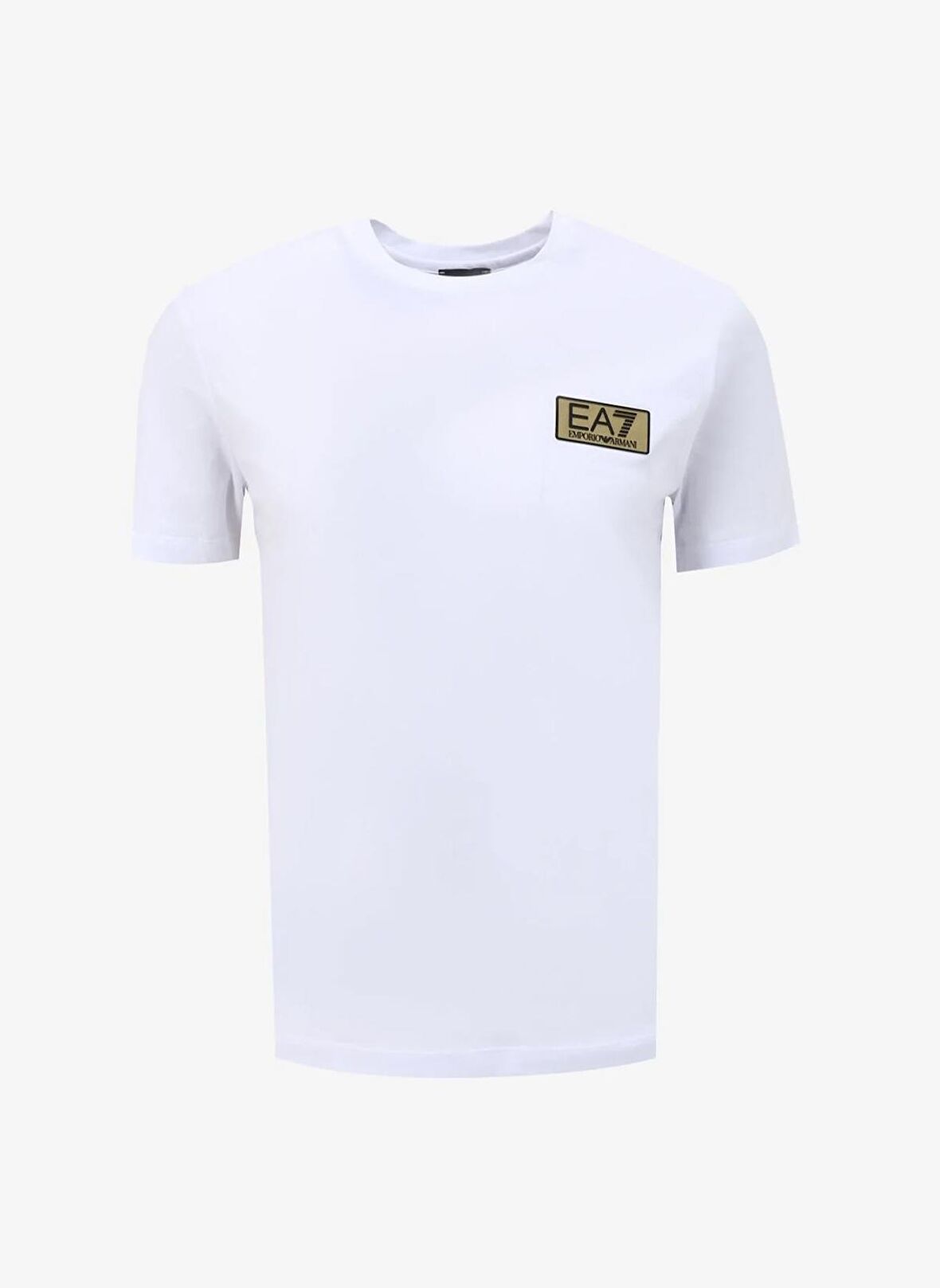 EA7 Bisiklet Yaka Beyaz Erkek T-Shirt 3DPT12PJ7BZ