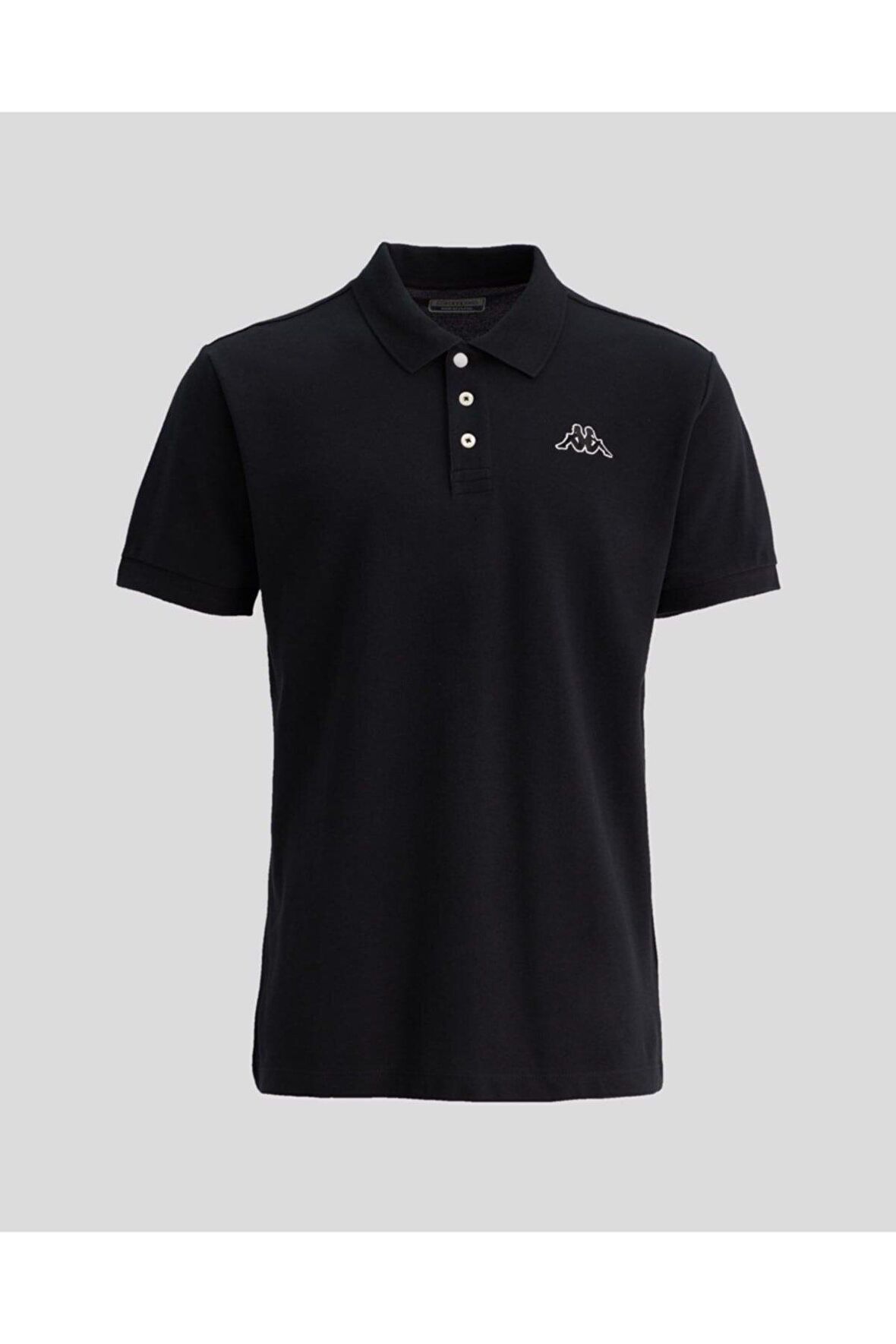 Kappa Polo Yaka Düz Siyah Erkek T-Shirt 361D3EW005 M LOGO MALTAX 2 MSS