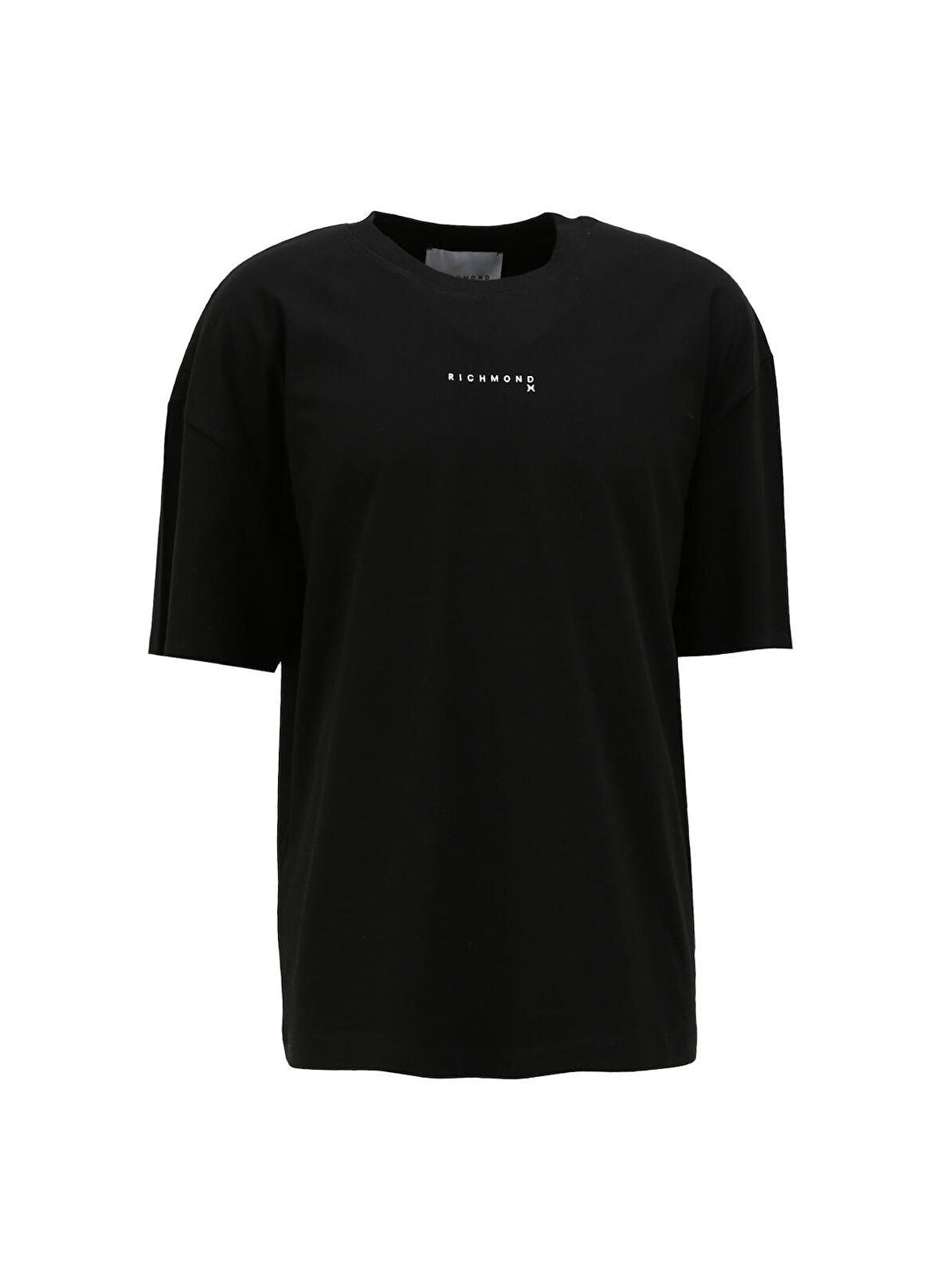 John Richmond Bisiklet Yaka Siyah Erkek T-Shirt UMA23124TS