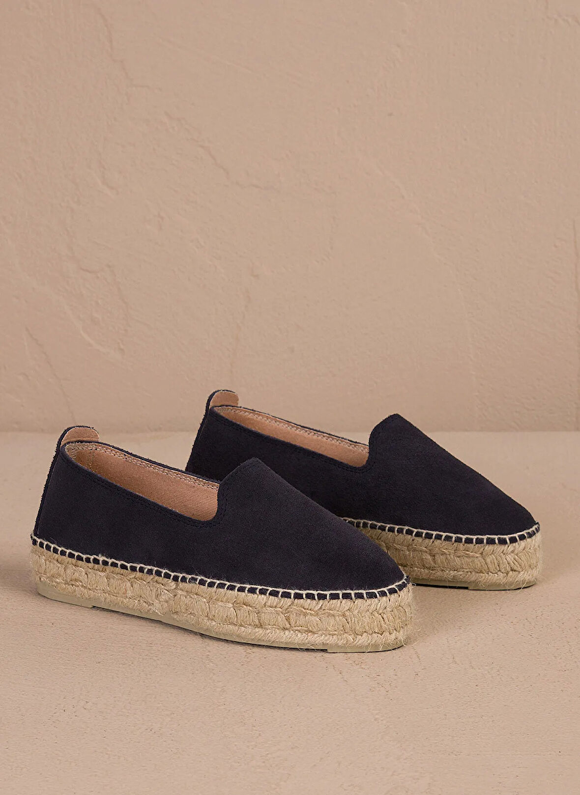 Manebi Deri Lacivert Kadın Espadril K 1.5 D0