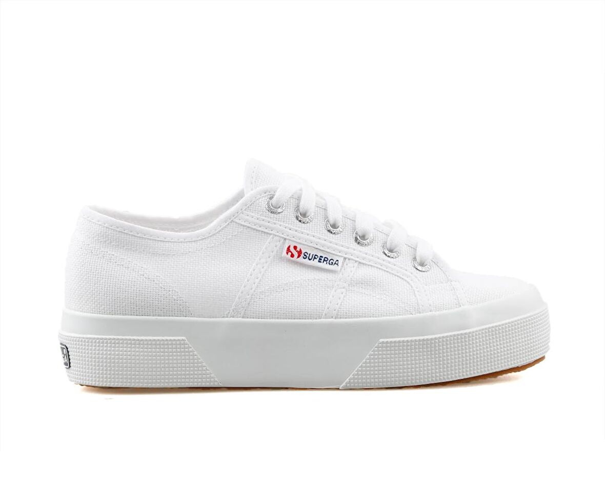 Superga 2740 Platform White Unisex Günlük Ayakkabı 2740-PLATFORM-WHITE Beyaz