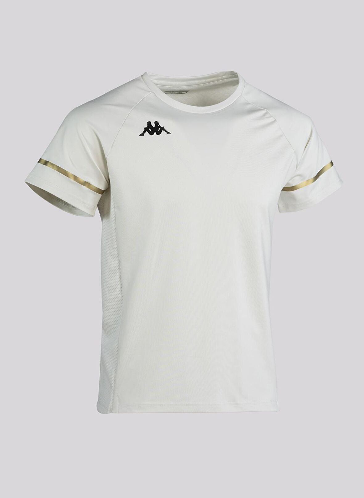 Kappa Yuvarlak Yaka Düz Beyaz Erkek T-Shirt 361G2UW KOMBAT DINASTY TK