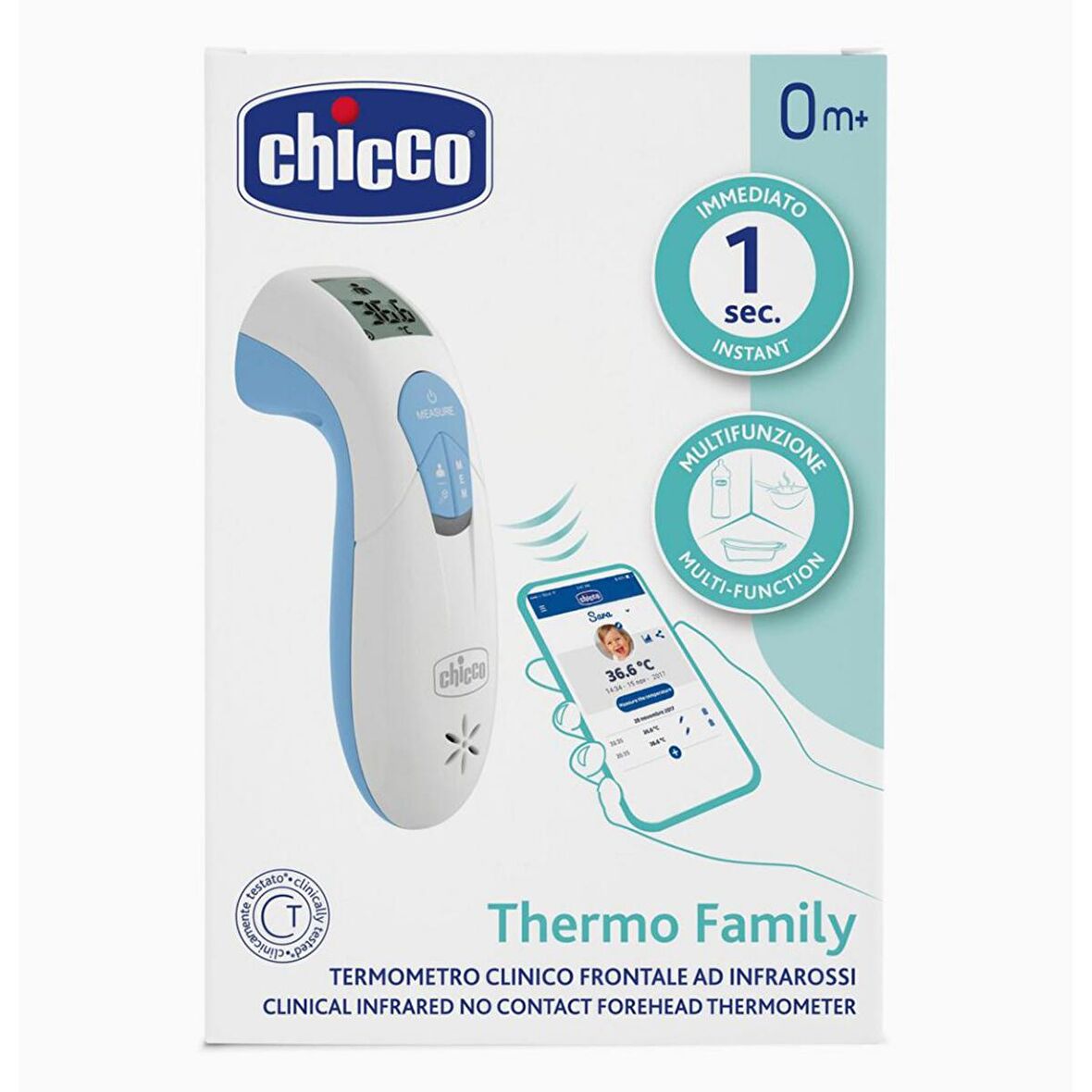 Chicco Temassız Alından + Temassız + Uzaktan Ateş Ölçer