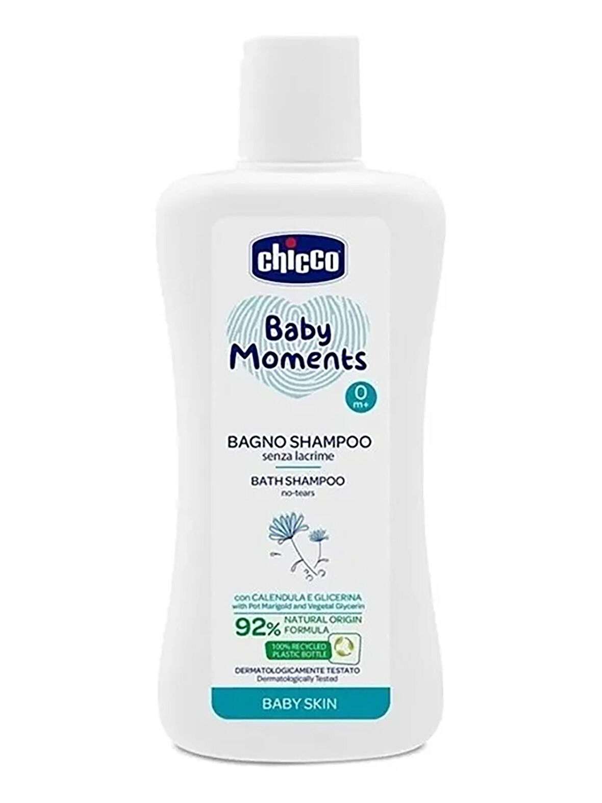 Chicco Baby Moments Doğal Saç ve Vücut Şampuan 200 ml