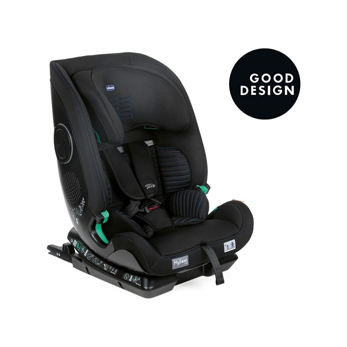 Chicco Myseat I-Size Air Oto Koltuğu Black