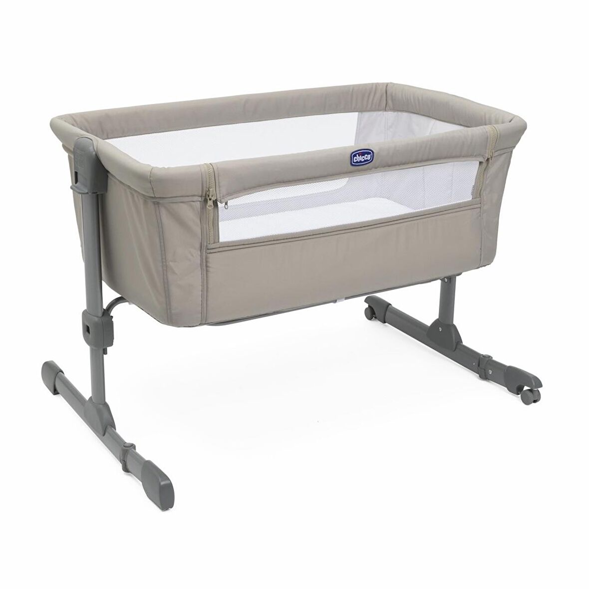 Chicco Next 2 Me Essential Crib - Dune Relux Sallanır Bej Anne Yanı Beşik