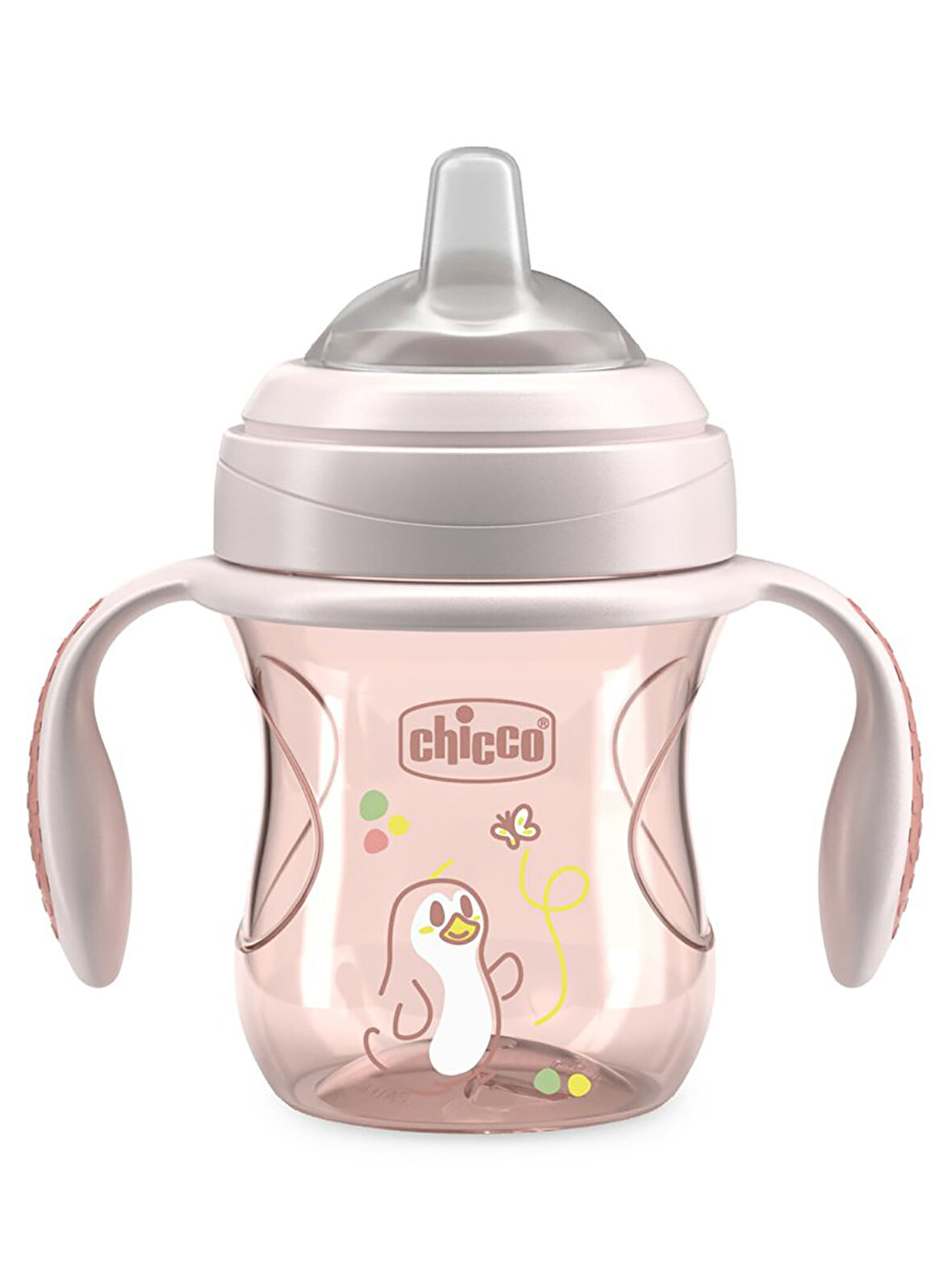 Chicco Yumuşak Uçlu Geçiş Bardağı 4 Ay+ 200 ml Pembe