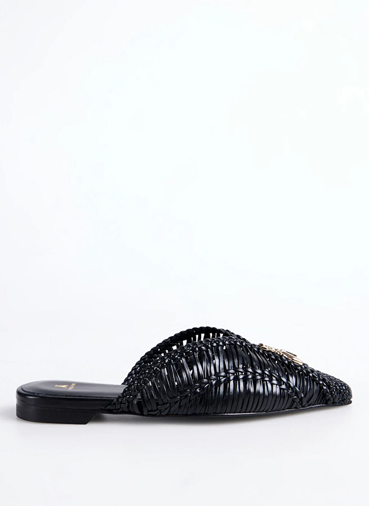 Patrizia Pepe Deri Siyah Kadın Espadril 2Z0018L109K103