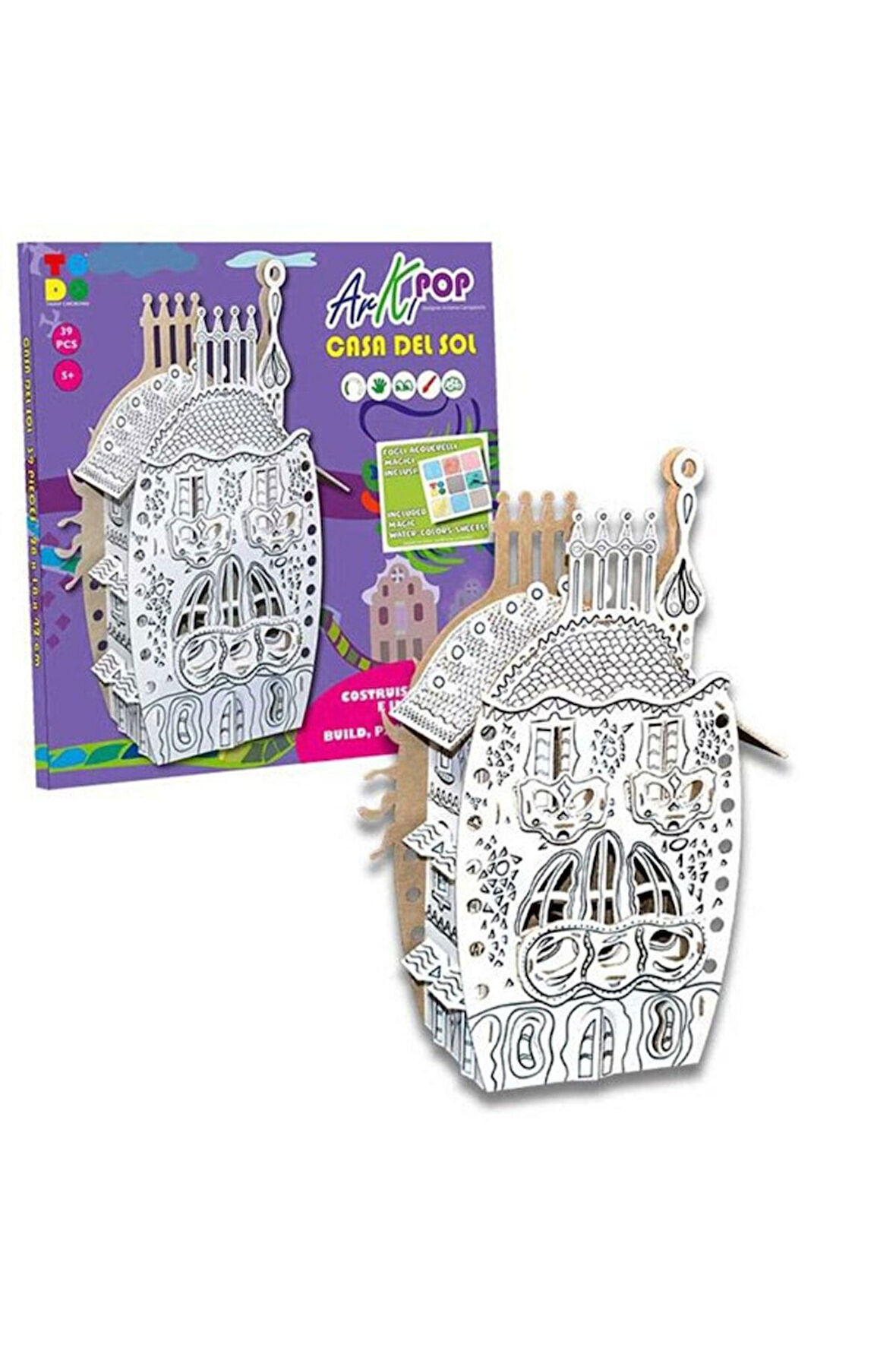 Casa Del Sol 3D Boyanabilir Maket Ag0465
