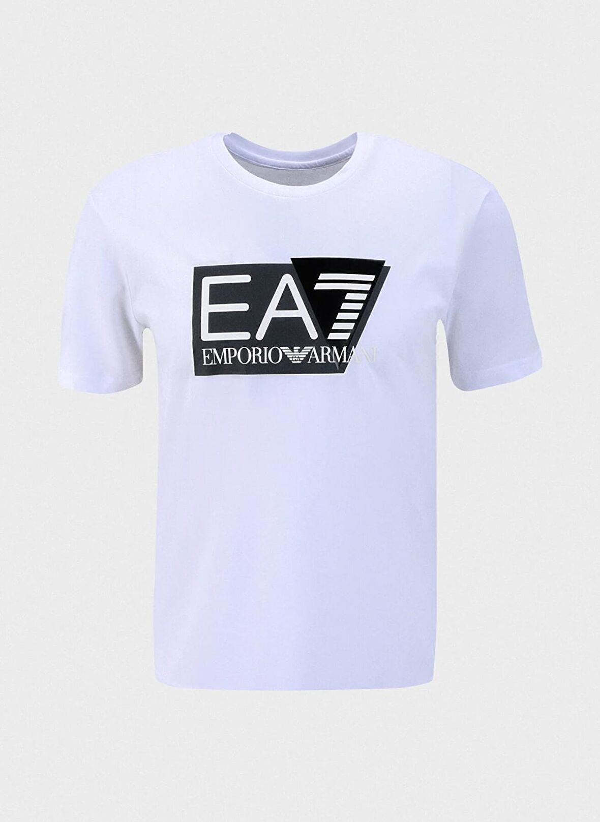 EA7 Bisiklet Yaka Beyaz Erkek T-Shirt 3DPT81PJM9Z