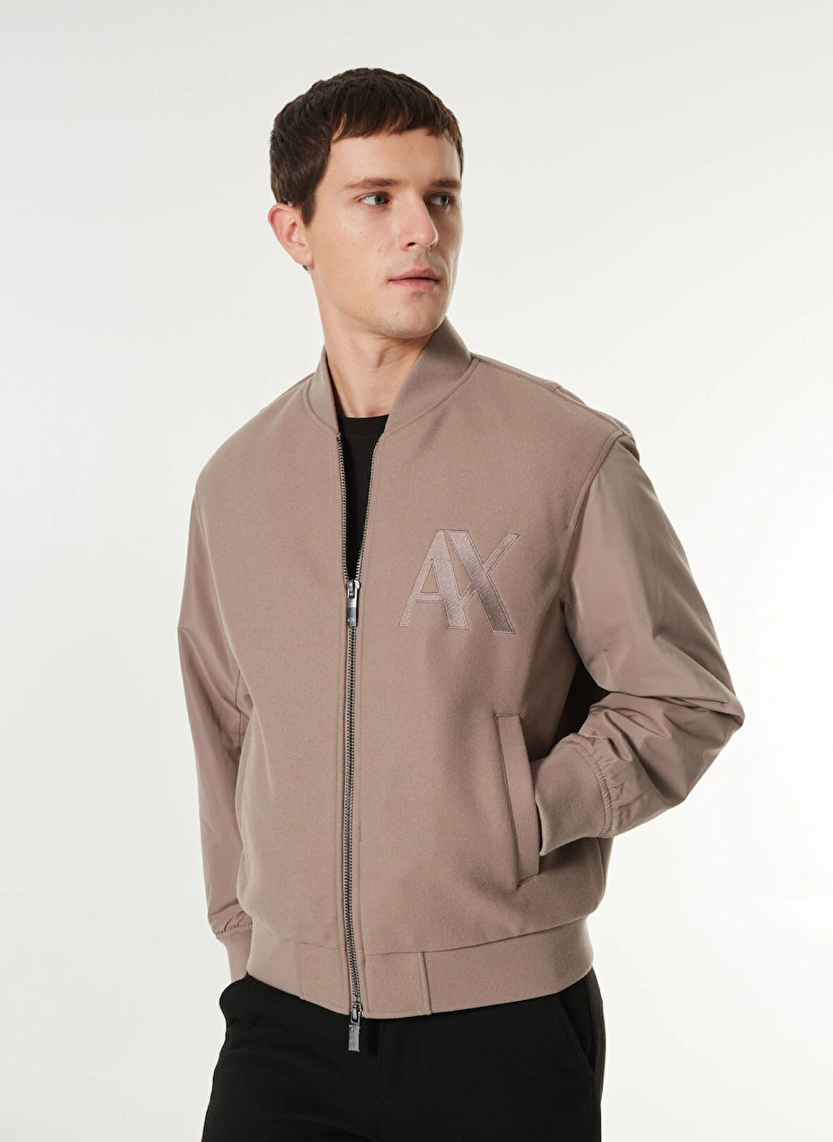 Armani Exchange Normal Koyu Bej Erkek Ceket 6DZB32 ZN5PZ 17AC