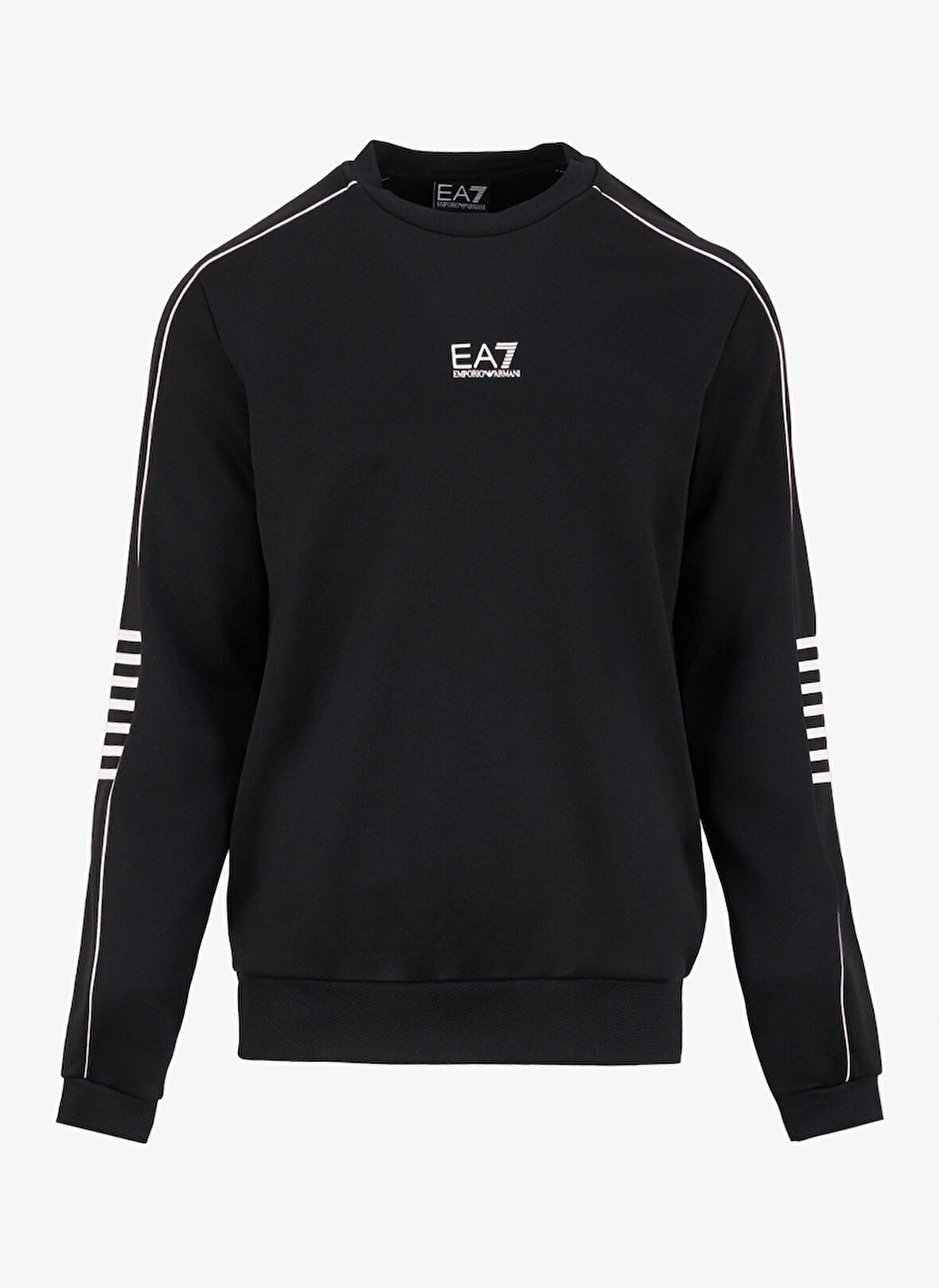 EA7 Balıkçı Yaka Siyah Erkek Sweatshırt 6DPM05PJ16Z1200