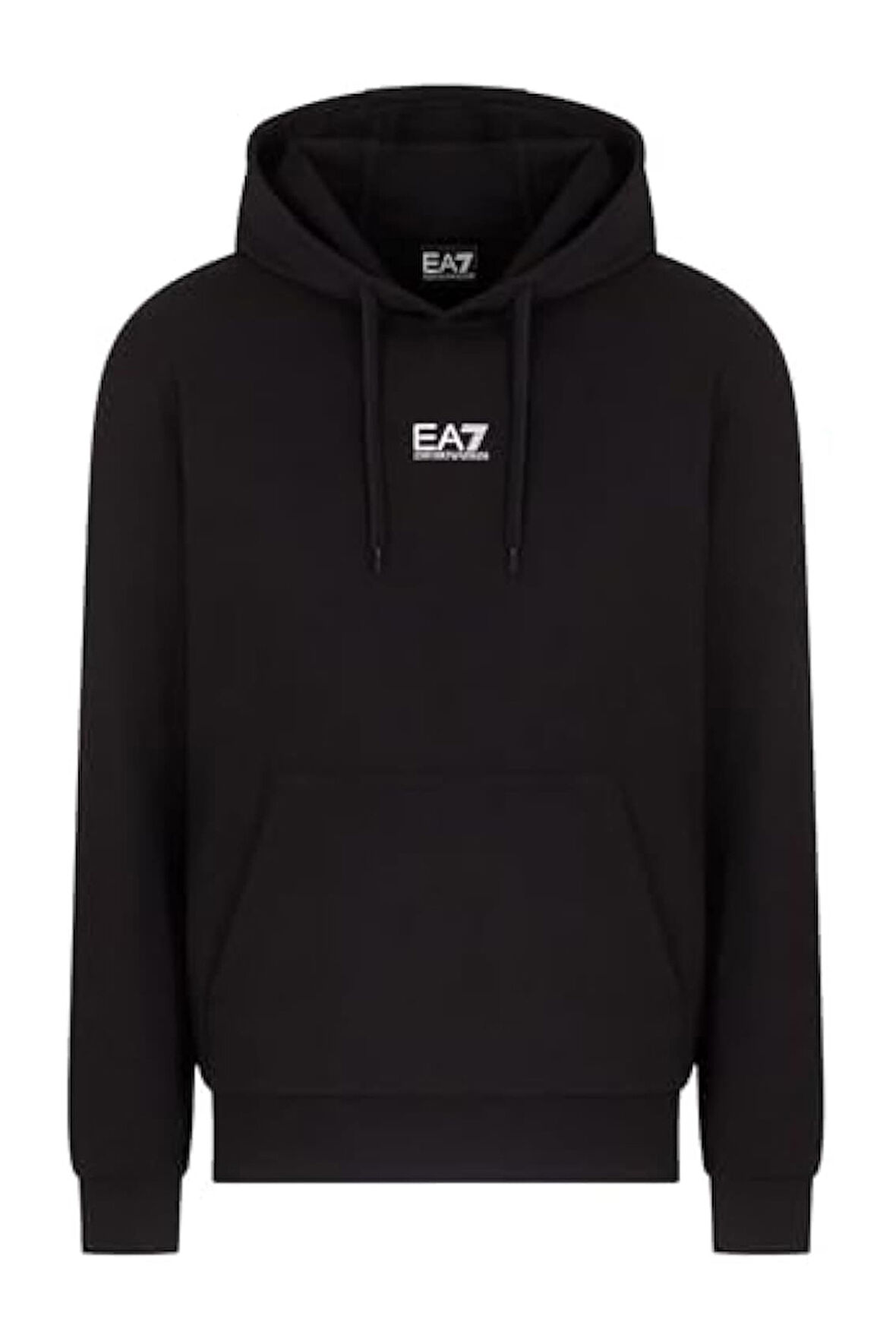 Erkek Ea7 Kapüşonlu Sweatshirt - Siyah | XL
