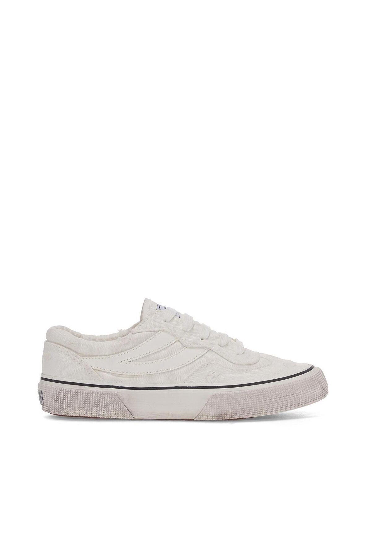 2941 Revolley Stone Washed Unisex Beyaz Bileksiz Sneaker