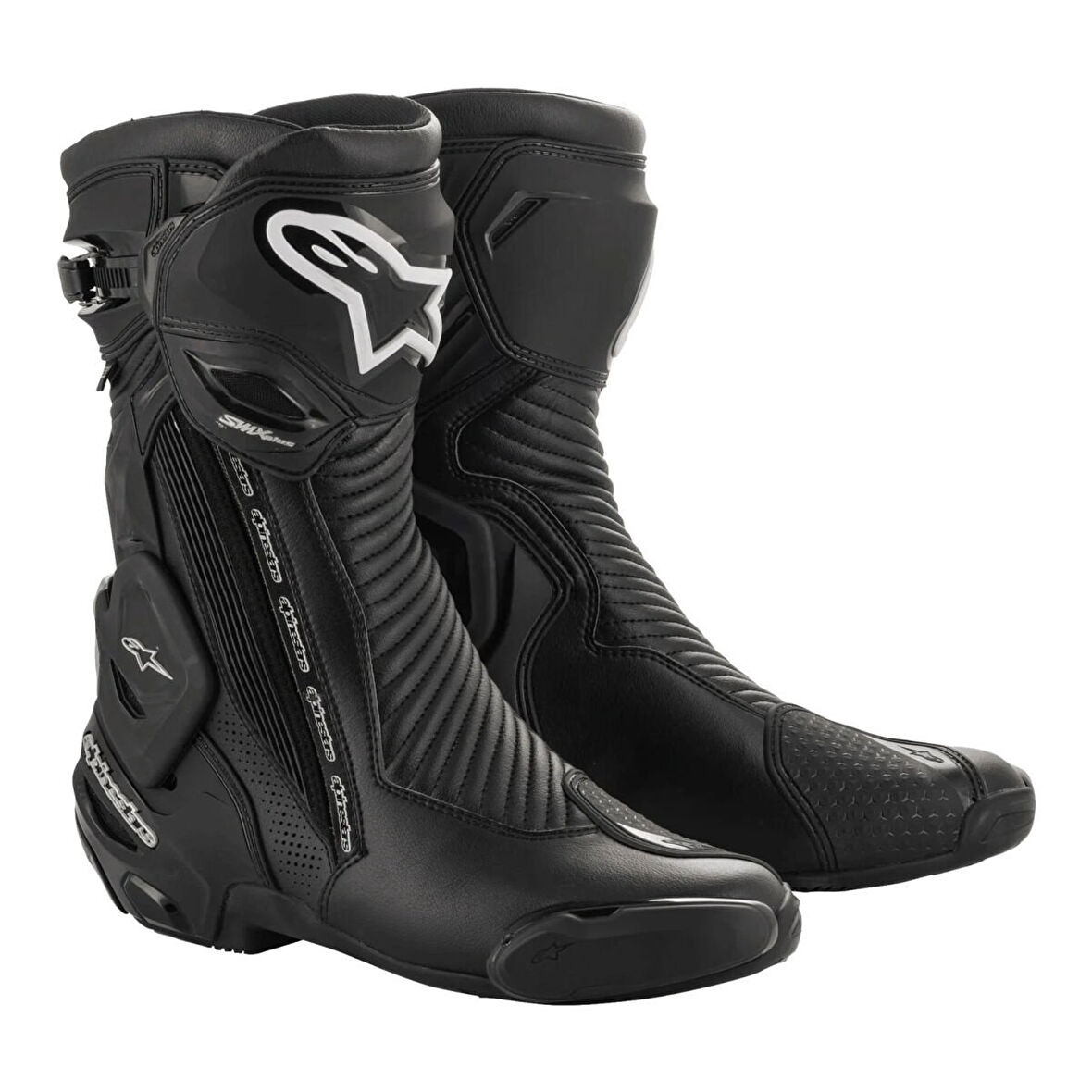 Alpinestars SMX Plus V2 Gore-Tex Korumalı Motosiklet Botu Siyah  Gümüş