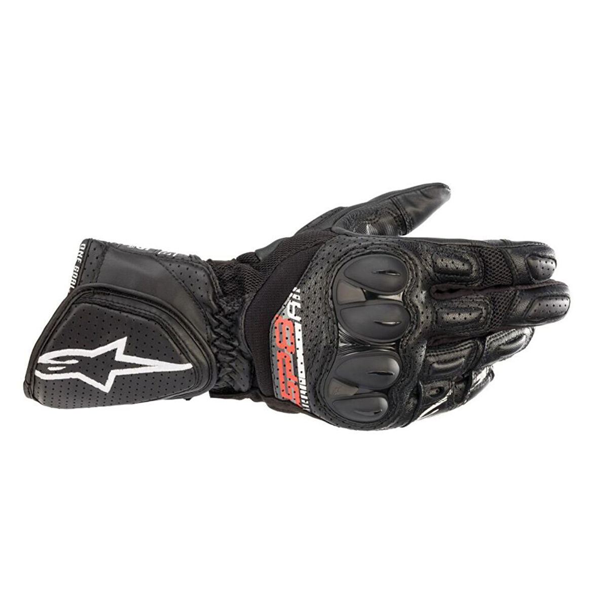 Alpinestars SP-8 V3 AirFlow Korumalı Motosiklet Eldiveni Siyah