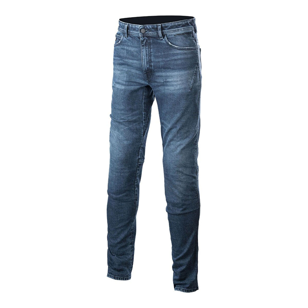 Alpinestars Argon Slim Fit Denim Korumalı Motosiklet Pantolonu Mavi