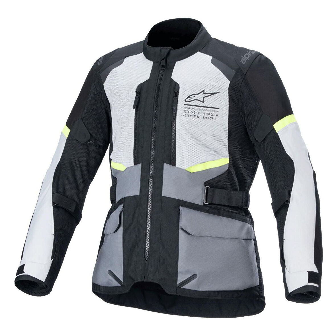 Alpinestars Andes Air Drystar Korumalı Motosiklet Montu Siyah  Gri