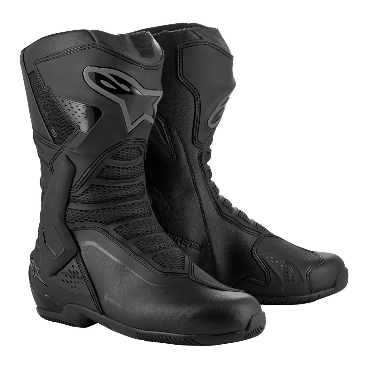 Alpinestars SMX-6 V3 Gore-Tex Korumalı Motosiklet Botu Siyah  Koyu Gri