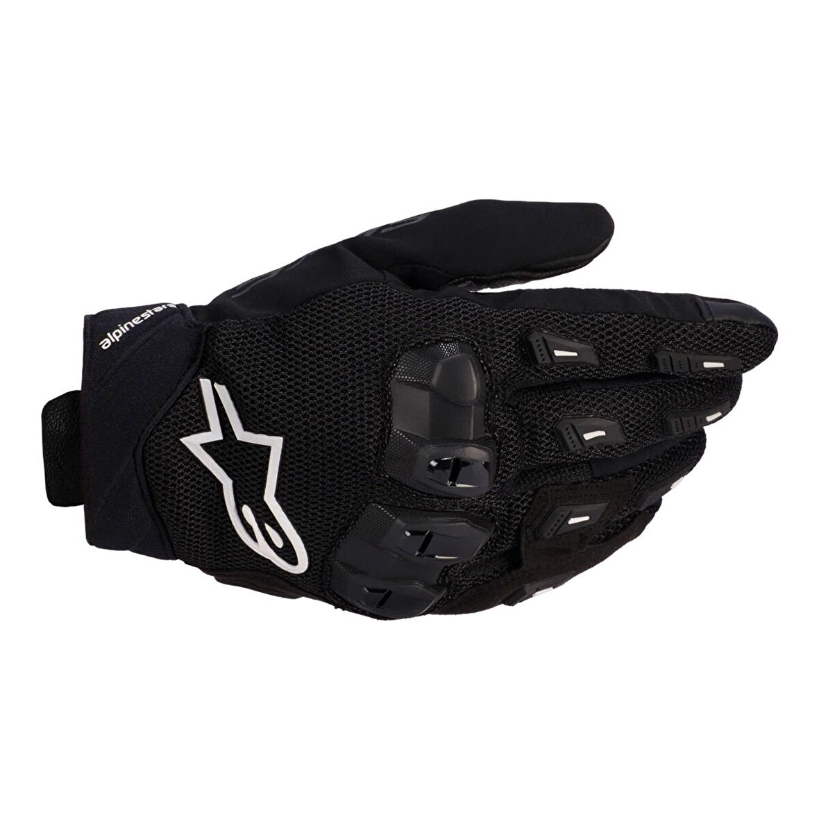 Alpinestars SP X 5 Air Korumalı Motosiklet Eldiveni Siyah  Beyaz