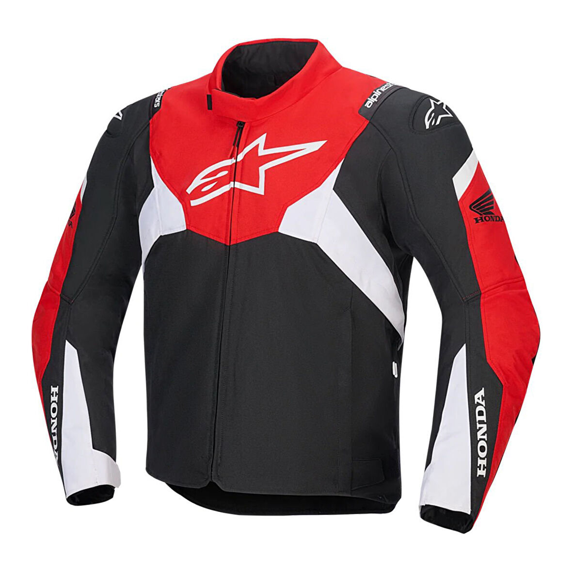 Alpinestars Honda T-Jaws V4 Korumalı Motosiklet Montu Siyah  Kırmızı  Beyaz