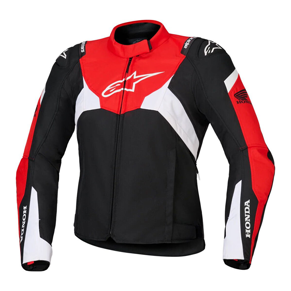 Alpinestars Honda Stella T-Jaws Korumalı Kadın Motosiklet Montu Siyah  Kırmızı  Beyaz