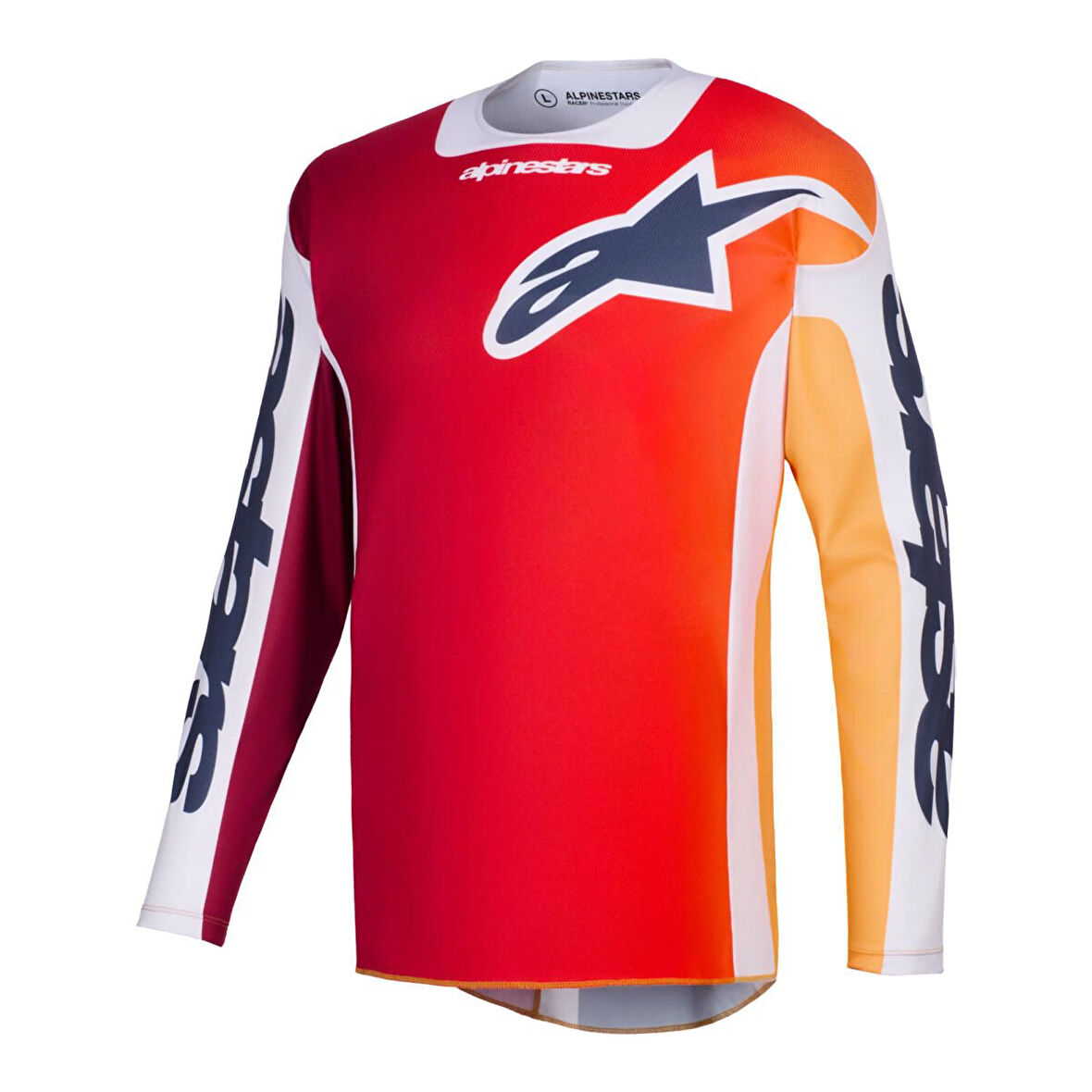 Alpinestars Racer Portl Off-Road Motosiklet Jerseyi Kırmızı  Gri