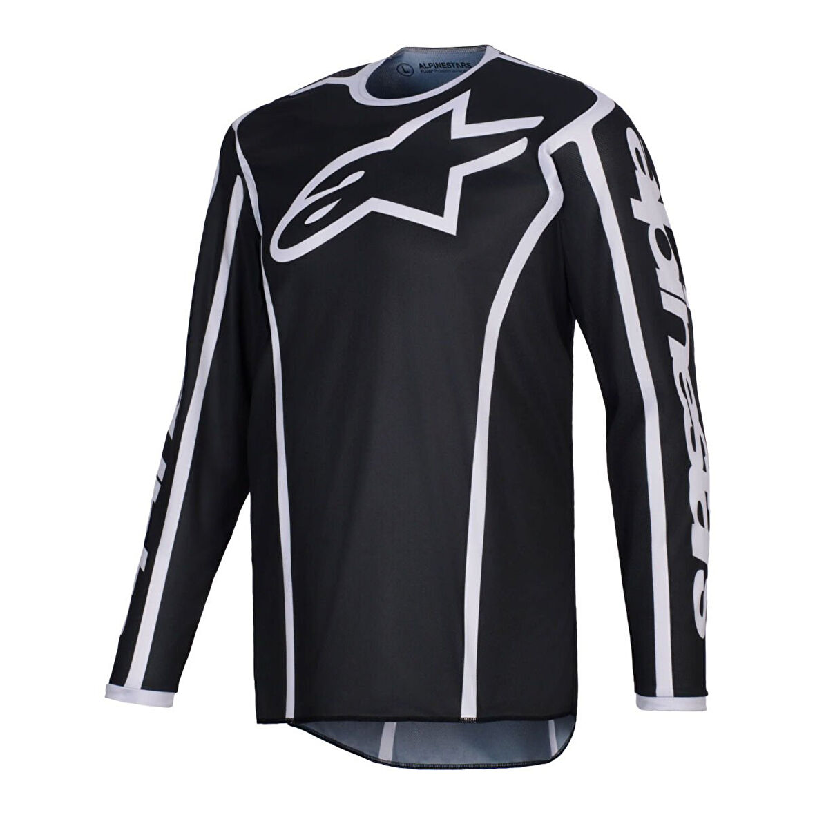 Alpinestars Fluid Apex Off-Road Genç  Motosiklet Jerseyi Siyah  Gri