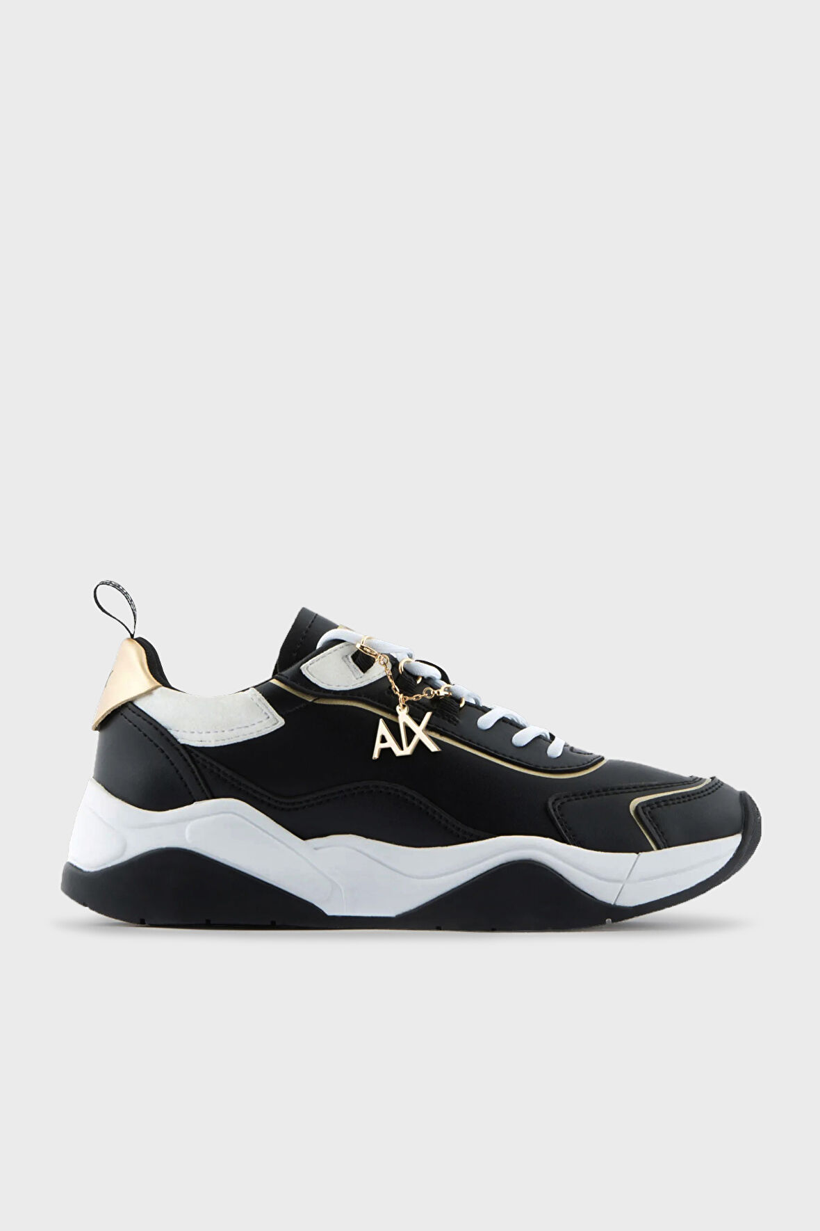 Siyah Kadın Yüksek Taban Sneaker XDX104XV580S038