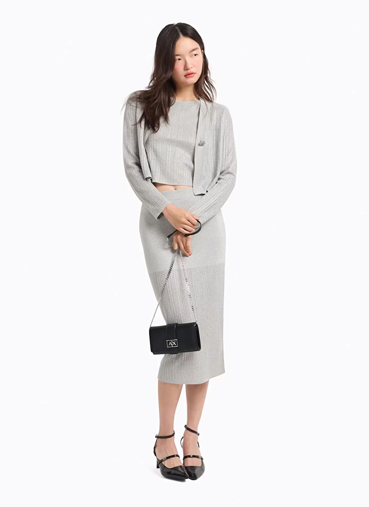 Armani Exchange Gri Kadın Hırka XW000110