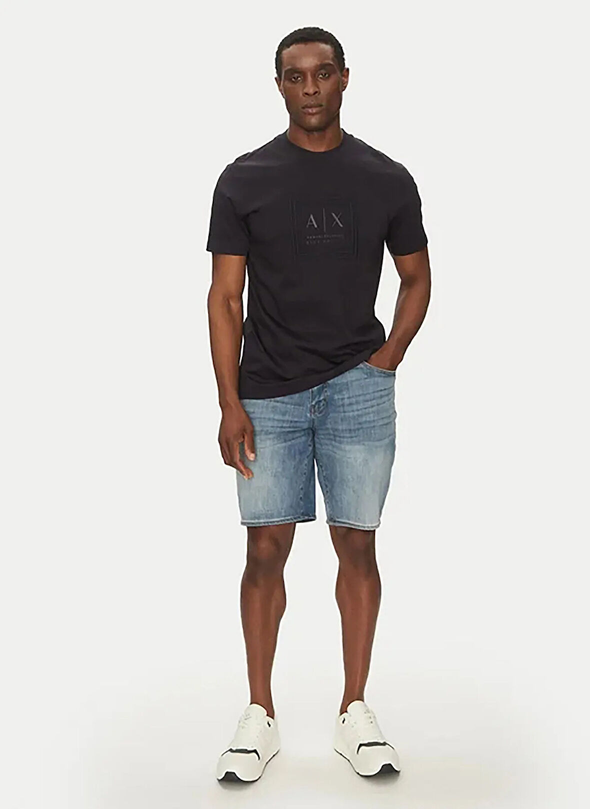 Armani Exchange Denim Şort, 30, Renksiz