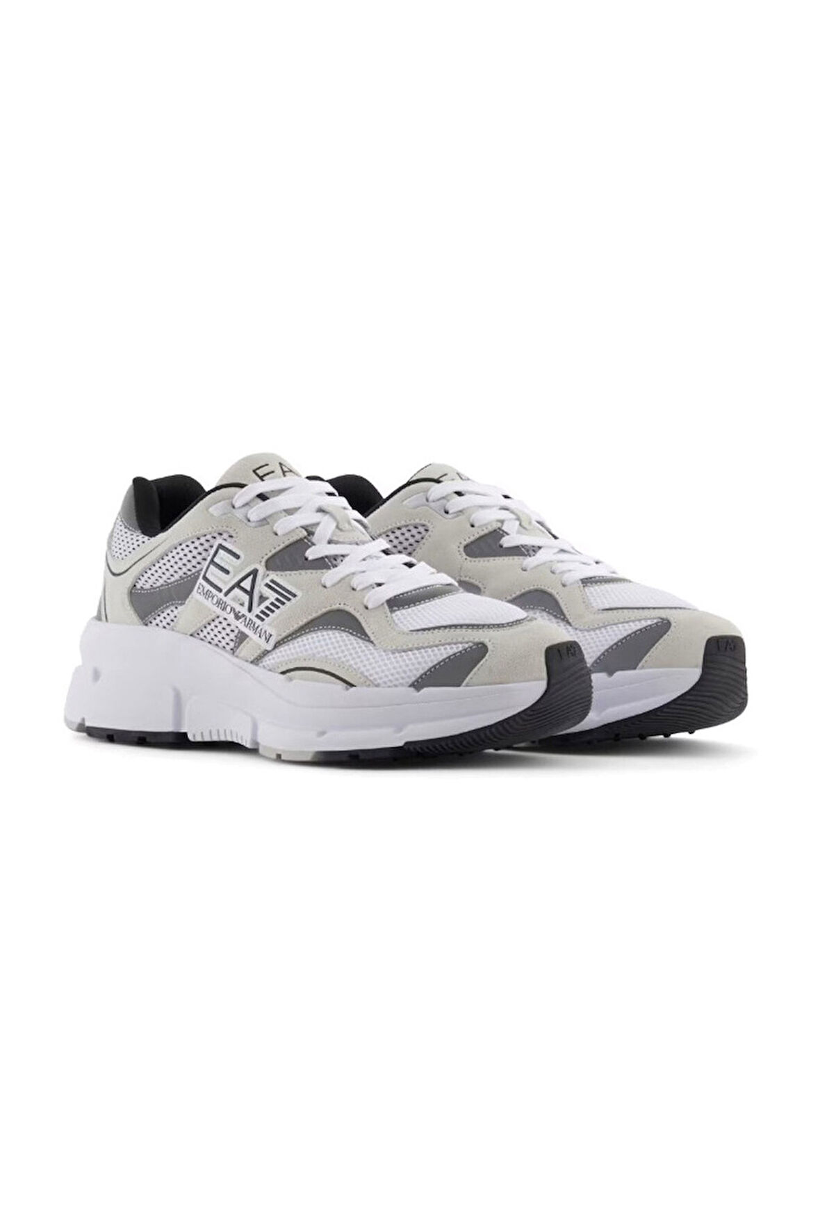 Erkek Ea7 Sneaker - Beyaz/Gri | 7,5