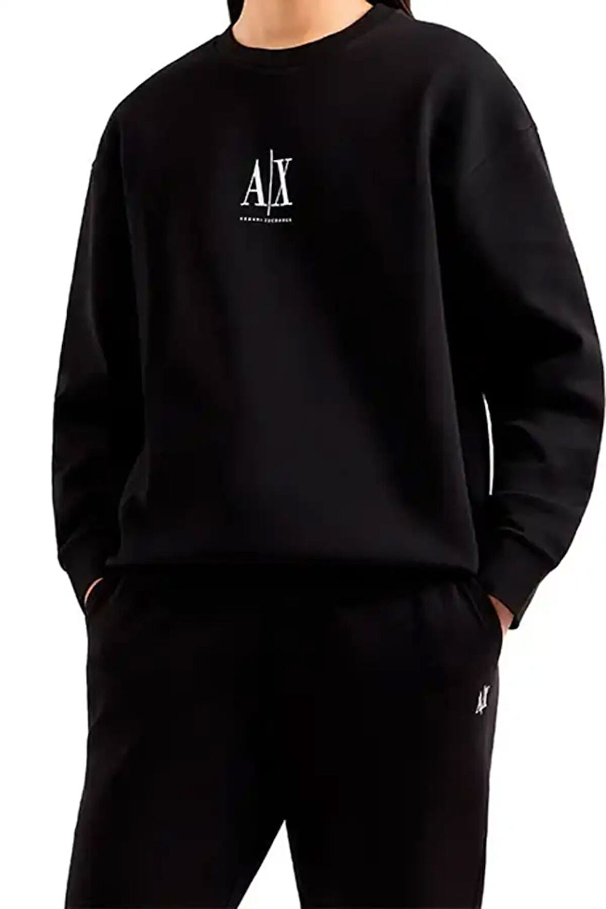 KADIN Bisiklet Yaka Sweatshirt | S