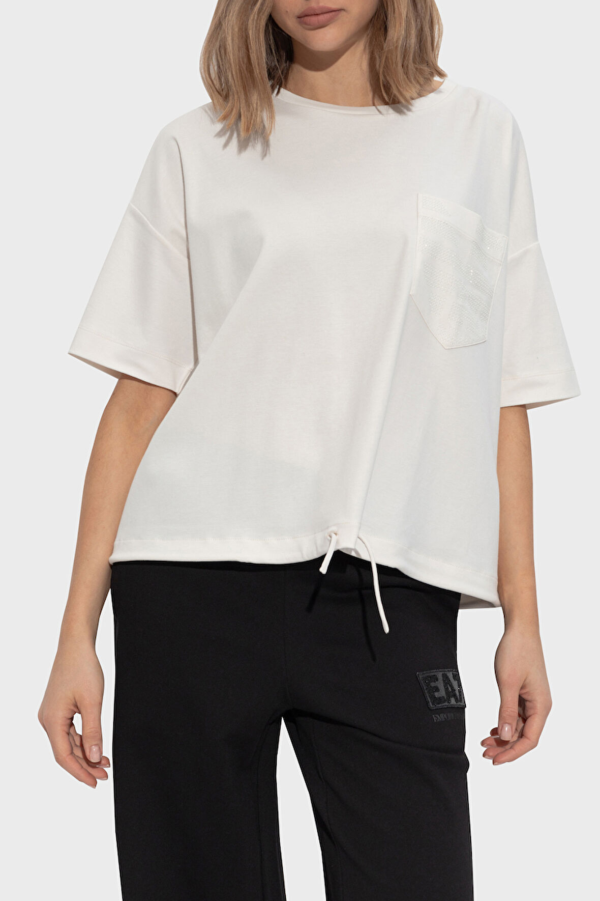 Emporio Armani Kadın T Shirt EW000891 AF12545 U0006