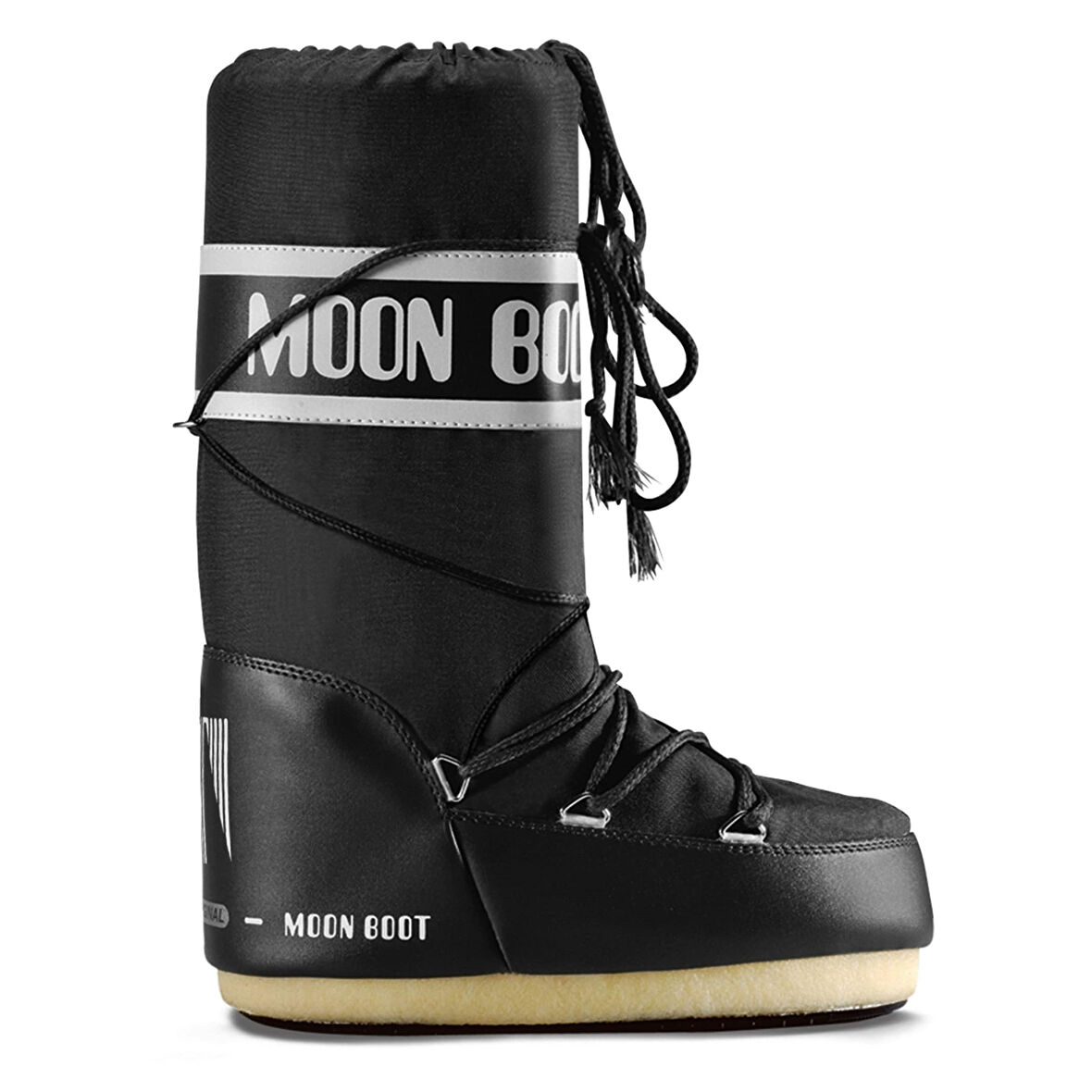 ICON NYLON K Erkek Çocuk - Genç Bot (Kar) 80D1400440-N001 Moon Boot Nylon Black (23-26)