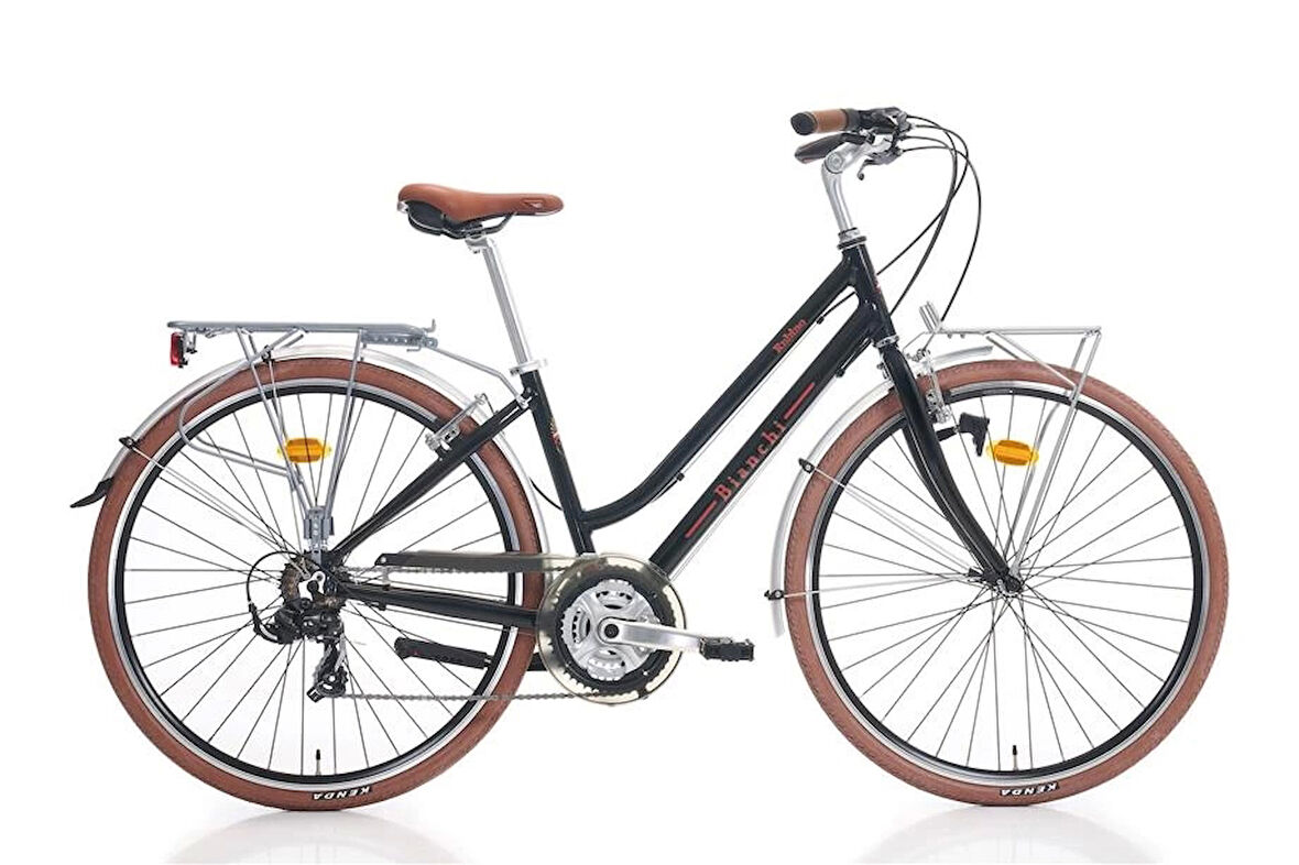 BIANCHI RUBINO KADIN ŞEHİR BİSİKLETİ 430H V 28 JANT 21 VİTES BLACK GLOSSY