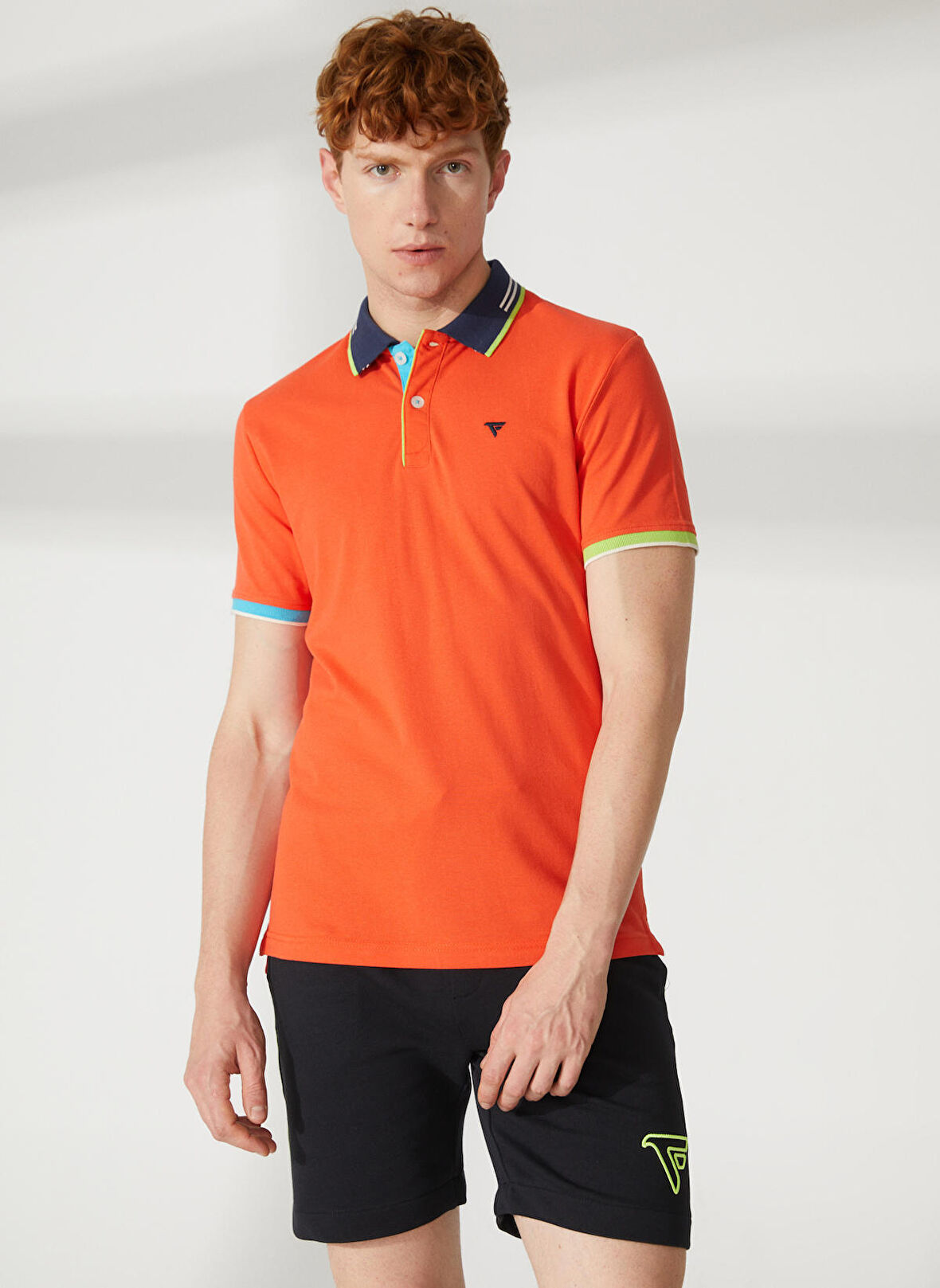 Fred Mello Turuncu Erkek Polo T-Shirt FM23S19QUORANGE