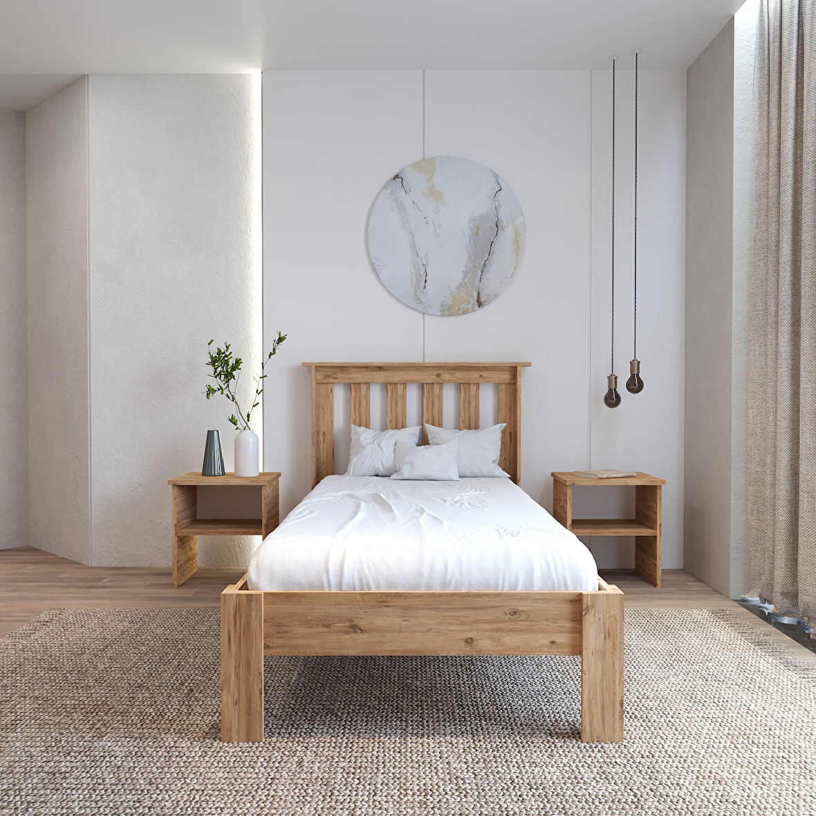 Shark New Atlantik MDF Karyola | Kolay Kurulum