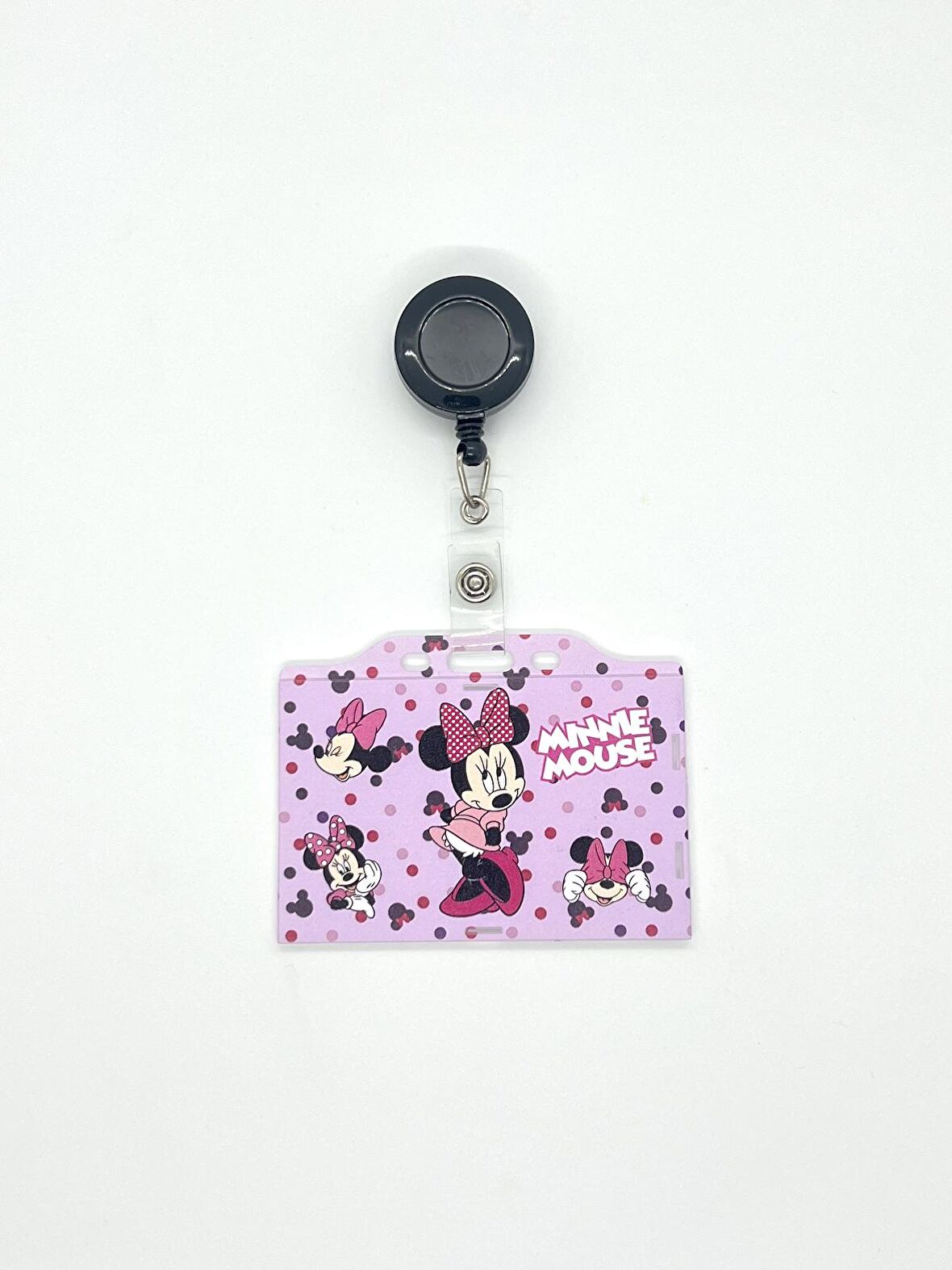 Minnie Mouse Temalı Yatay Kart Kabı Kart Koruyucu