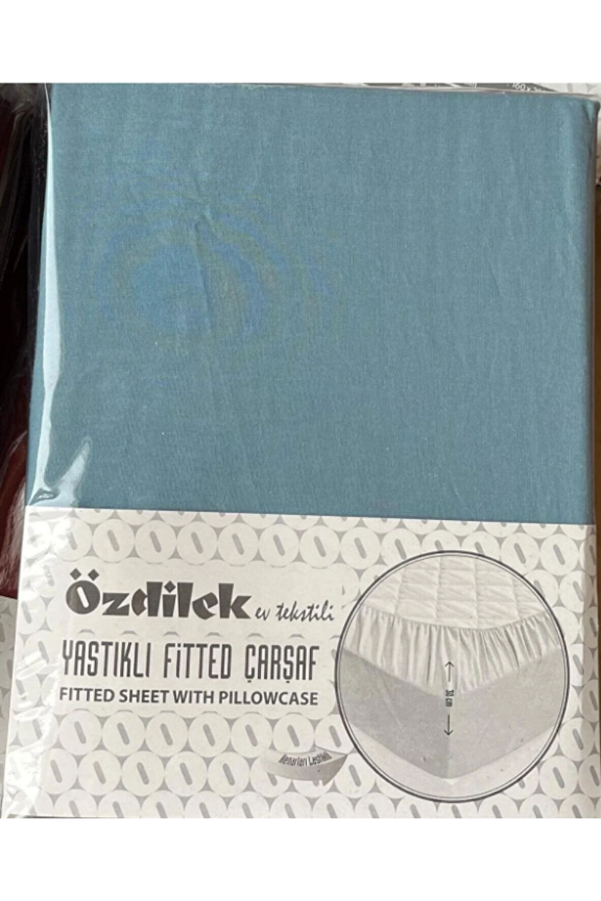 Özdilek Colurist Lastikli Fitted Çift Kişilik Çarşaf Takımı 180 x 200 +30 Cm ( 30 Cm Yükseklik ) Maldiv