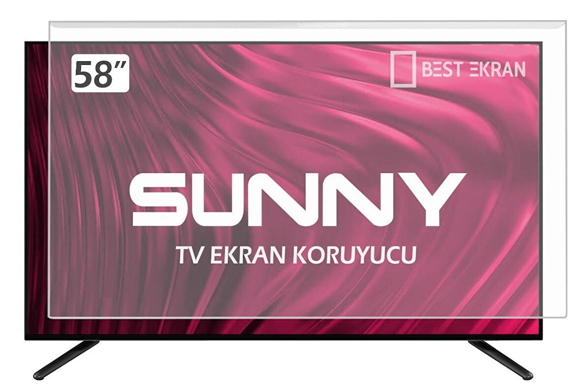 Sunny SN58LEDM203 Tv Ekran Koruyucu - Sunny 58" inç Tv Ekran Koruyucu