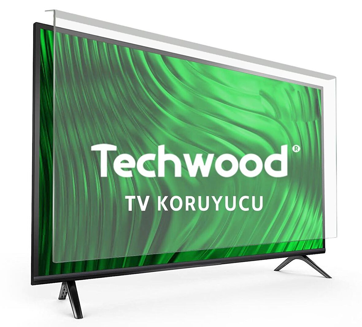 Techwood 43U904 TV EKRAN KORUYUCU - Techwood 43" inç Tv Kırılmaz Koruma Paneli