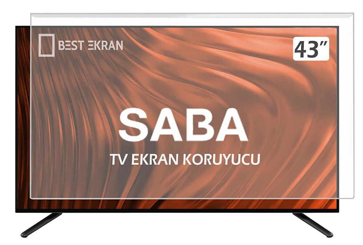 Saba 43" inç Tv Ekran Koruyucu