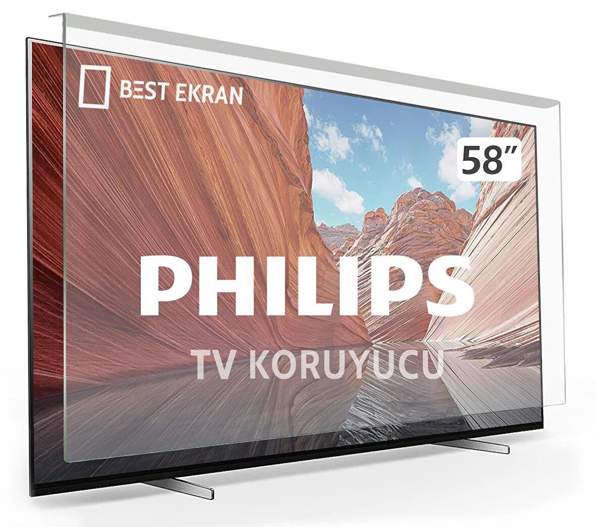 Philips 58PUS8507 TV EKRAN KORUYUCU - Philips 58" inç 146 cm Ekran Koruyucu 