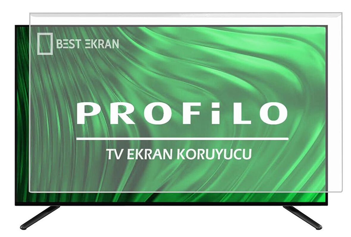 Profilo 32PA220E TV EKRAN KORUYUCU - Profilo 32" inç Kırılmaz Ekran Koruyucu Camı