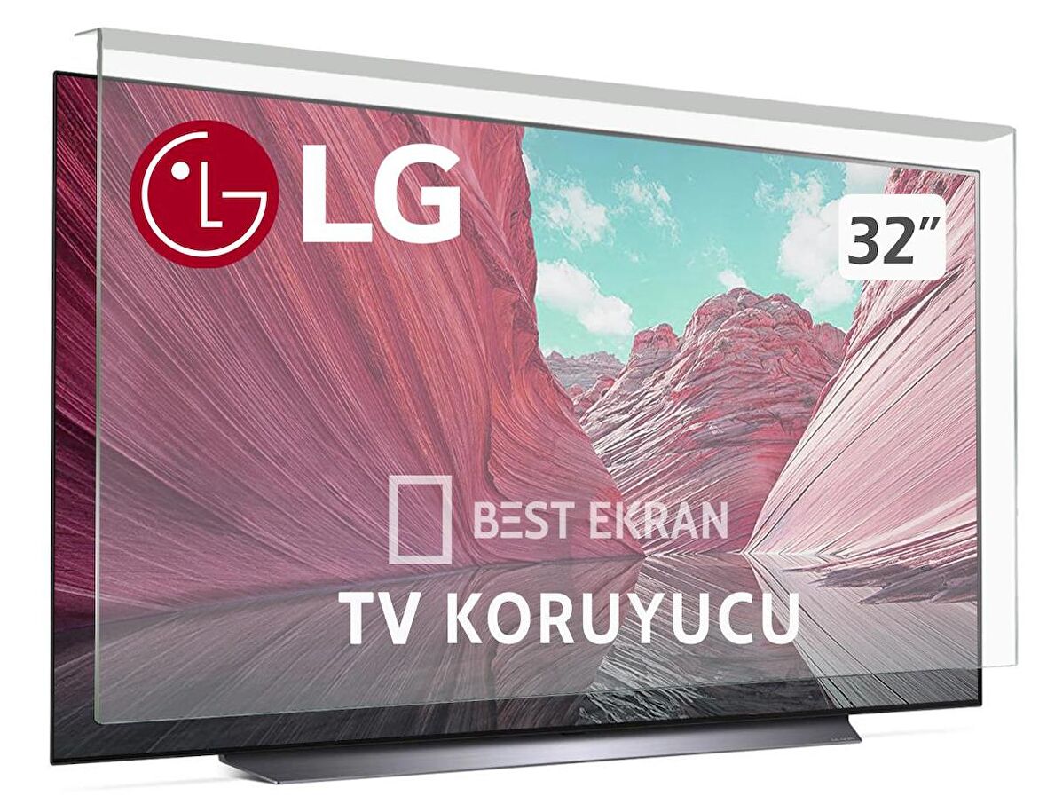 LG 32LM6300PLA Tv Ekran Koruyucu - LG 32" inç Tv Ekran Koruyucu Paneli