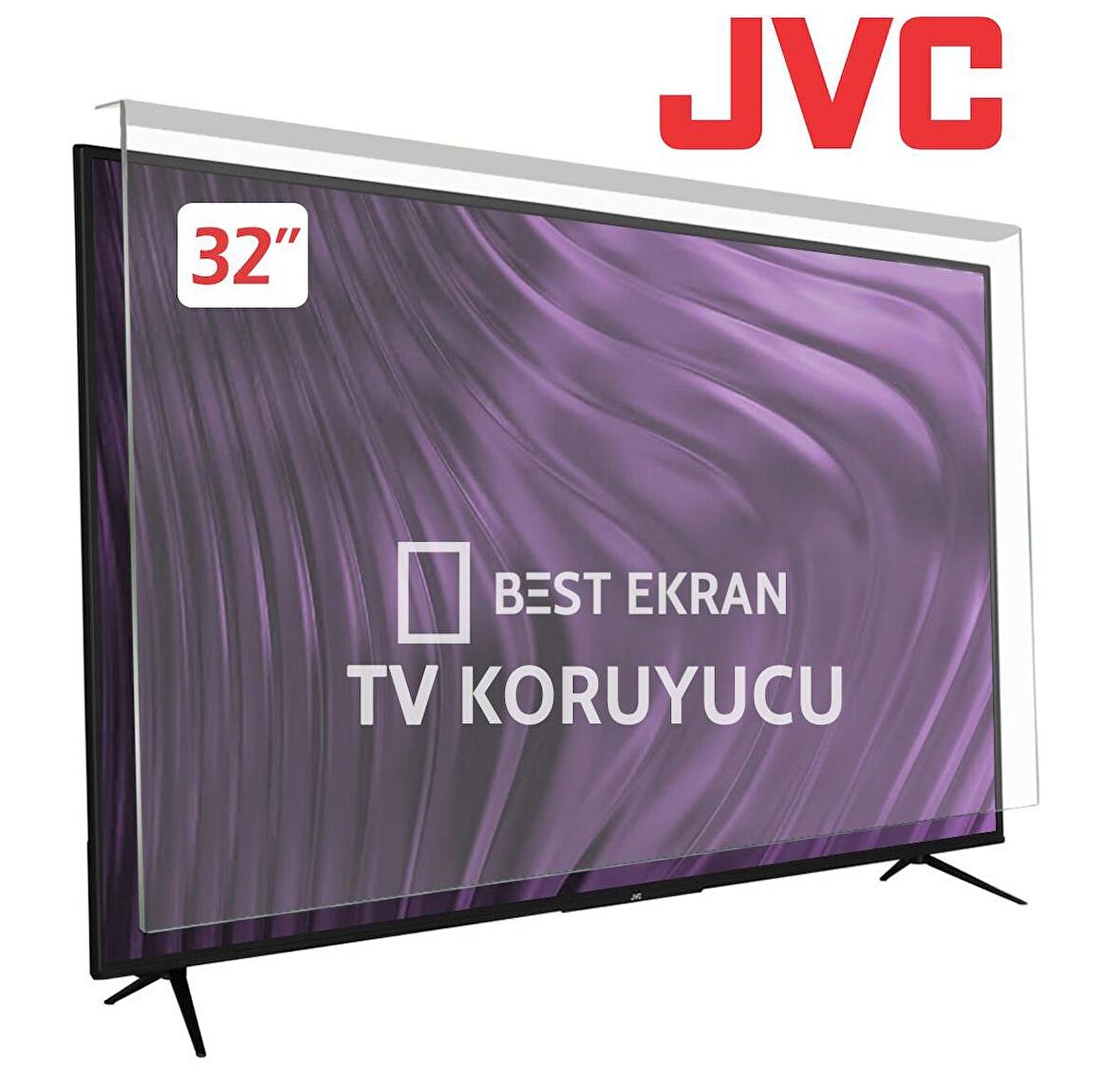 JVC LT-32VH43T Tv Ekran Koruyucu - JVC 32" inç Tv Ekran Koruyucu 
