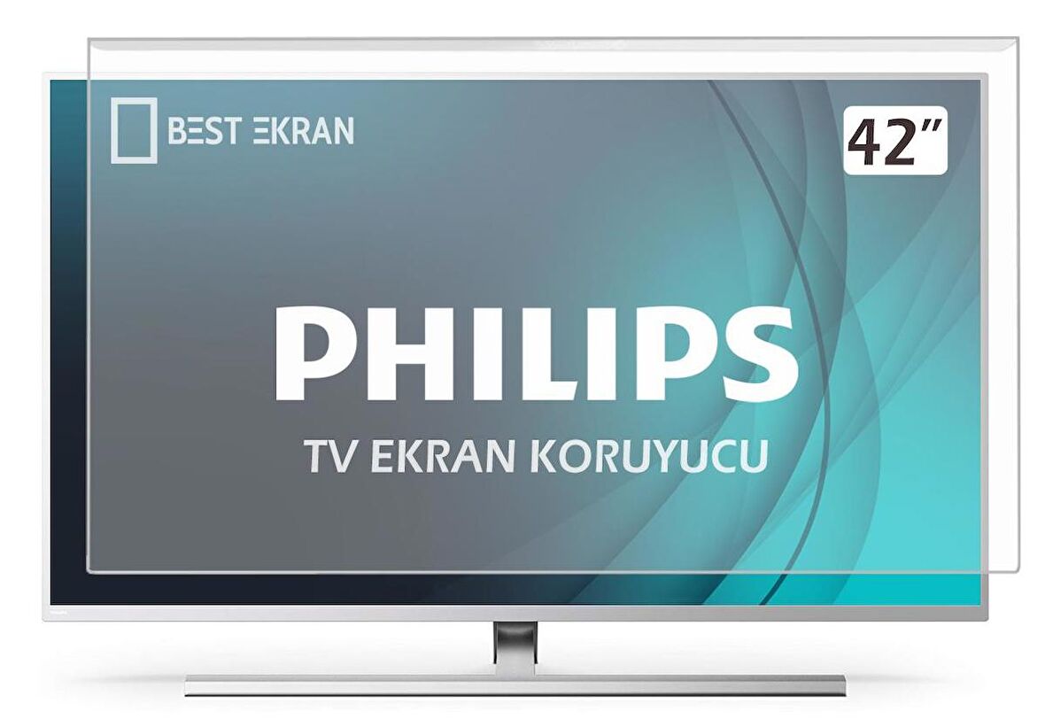 PHILIPS 42PFL6008K TV EKRAN KORUYUCU - Philips 42" inç 106 Ekran Tv Şeffaf Koruma paneli