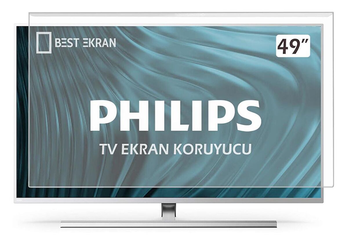 Philips 49" inç 123 cm Ekran Tv Ekran Koruyucu Paneli
