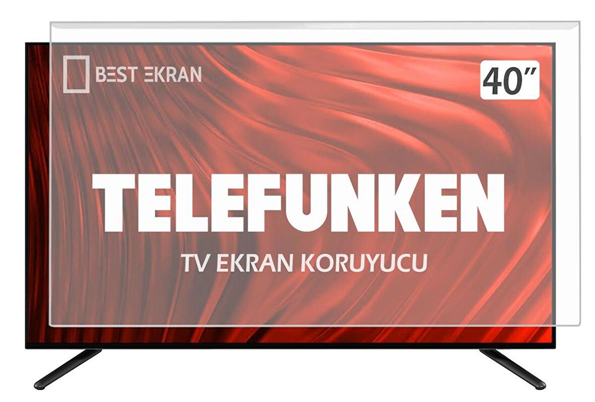 Telefunken 40TF2020M Tv Ekran Koruyucu - 40" inç 100 cm Tv Ekran Koruma Paneli